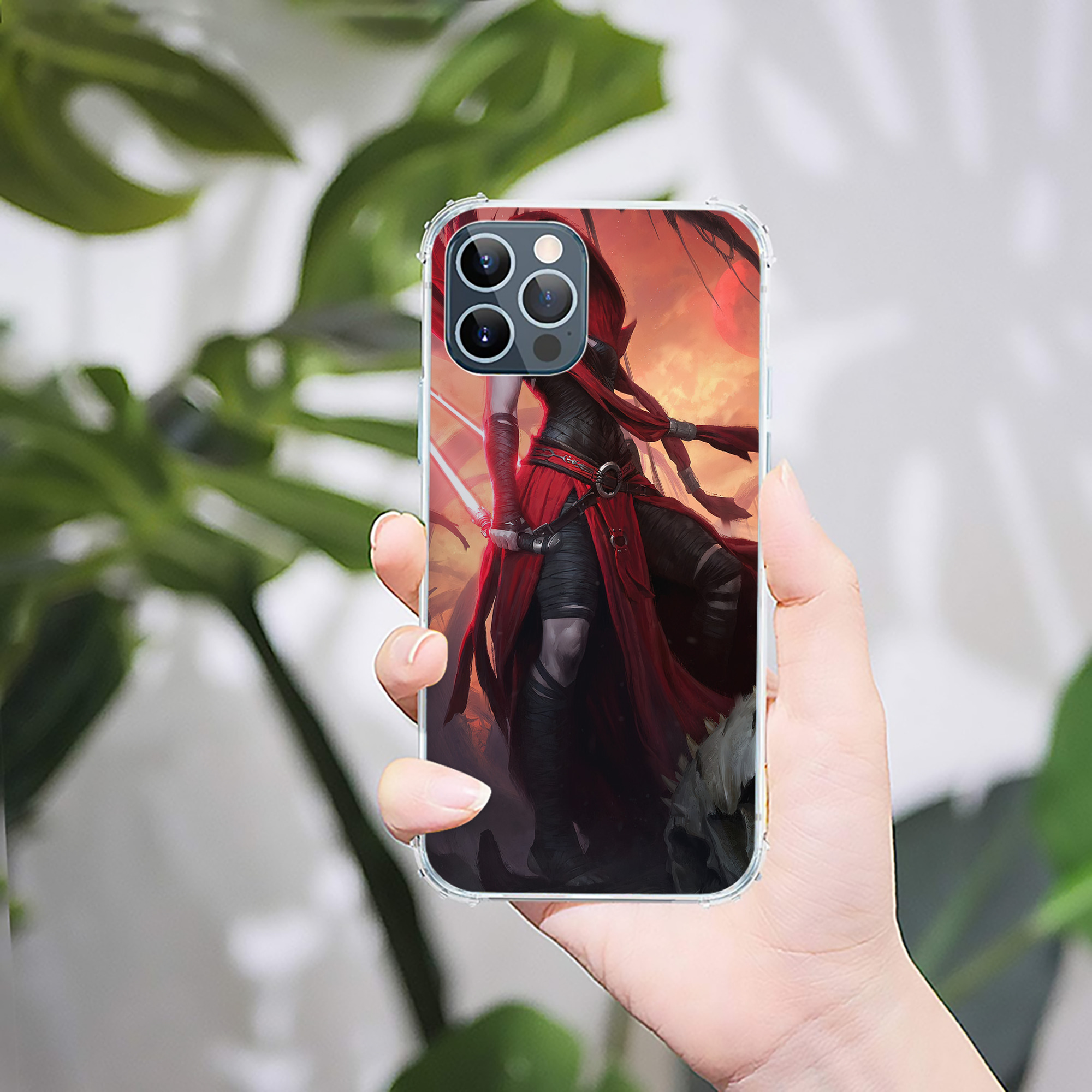 （画像用） スター・ウォーズ Star Wars 【iPhone 12シリーズ対応】透明スマホケース（クリアソフトケース）